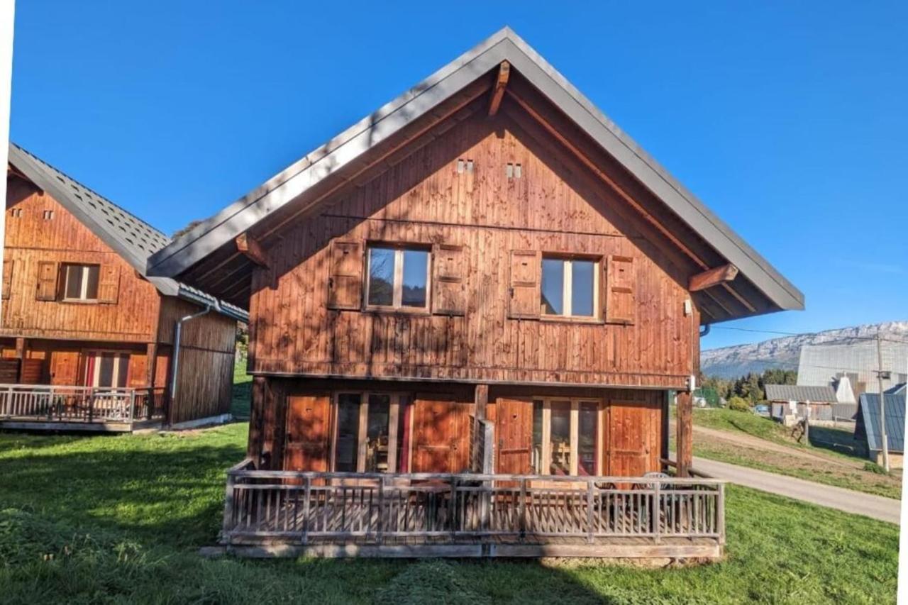 Chalet Moeki Acces Piscine Sauna Les Déserts Exterior foto